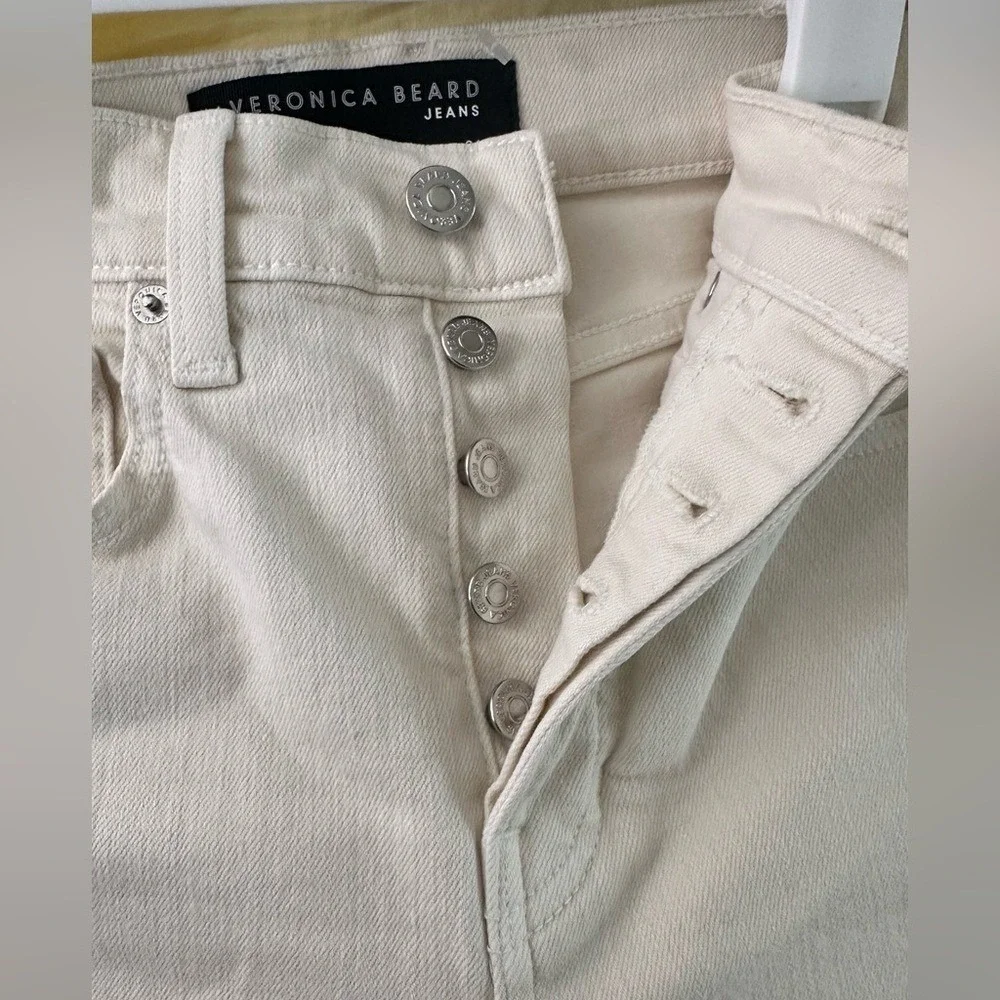Veronica Beard women Off-White Straight Jeans‎